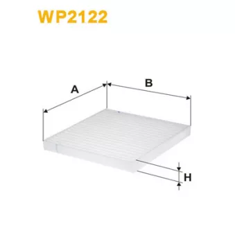 Filtre, air de l'habitacle WIX FILTERS WP2122