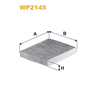 Filtre, air de l'habitacle WIX FILTERS WP2145