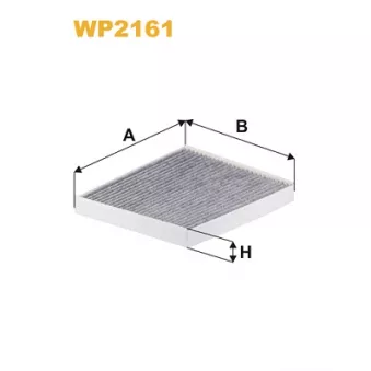 Filtre, air de l'habitacle WIX FILTERS WP2161