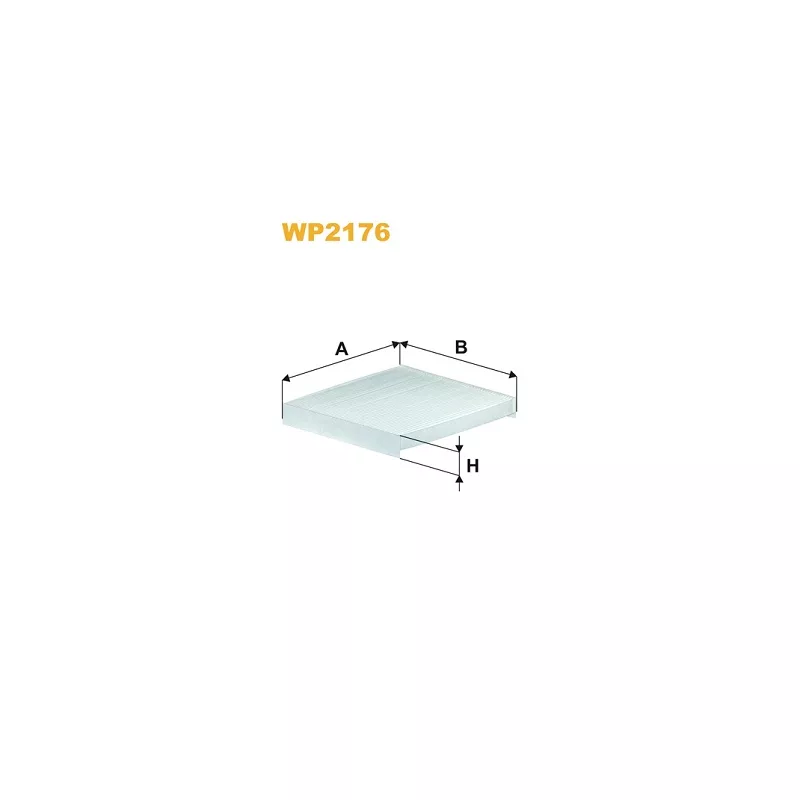 Filtre, air de l'habitacle WIX FILTERS WP2176