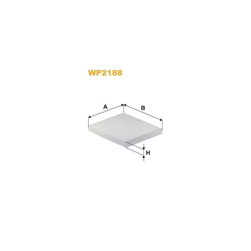 Filtre, air de l'habitacle WIX FILTERS WP2188