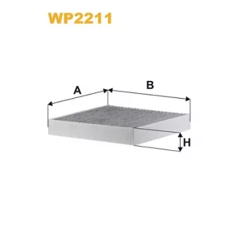 Filtre, air de l'habitacle WIX FILTERS WP2211