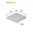 Filtre, air de l'habitacle WIX FILTERS WP2214 - Visuel 1