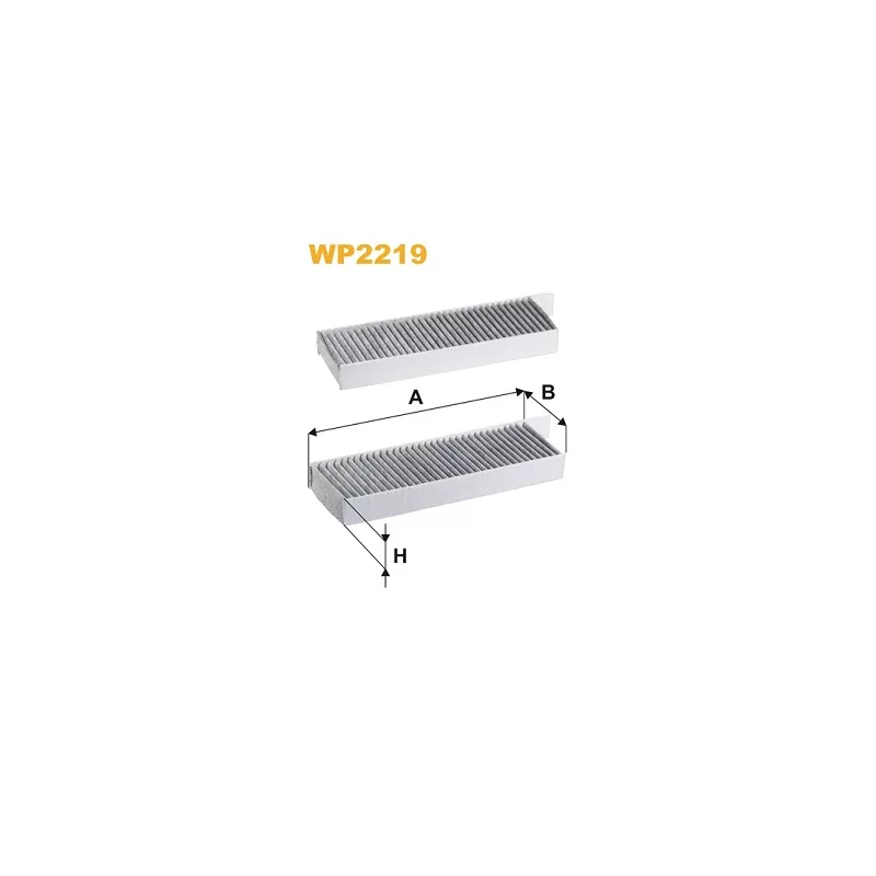 Filtre, air de l'habitacle WIX FILTERS WP2219