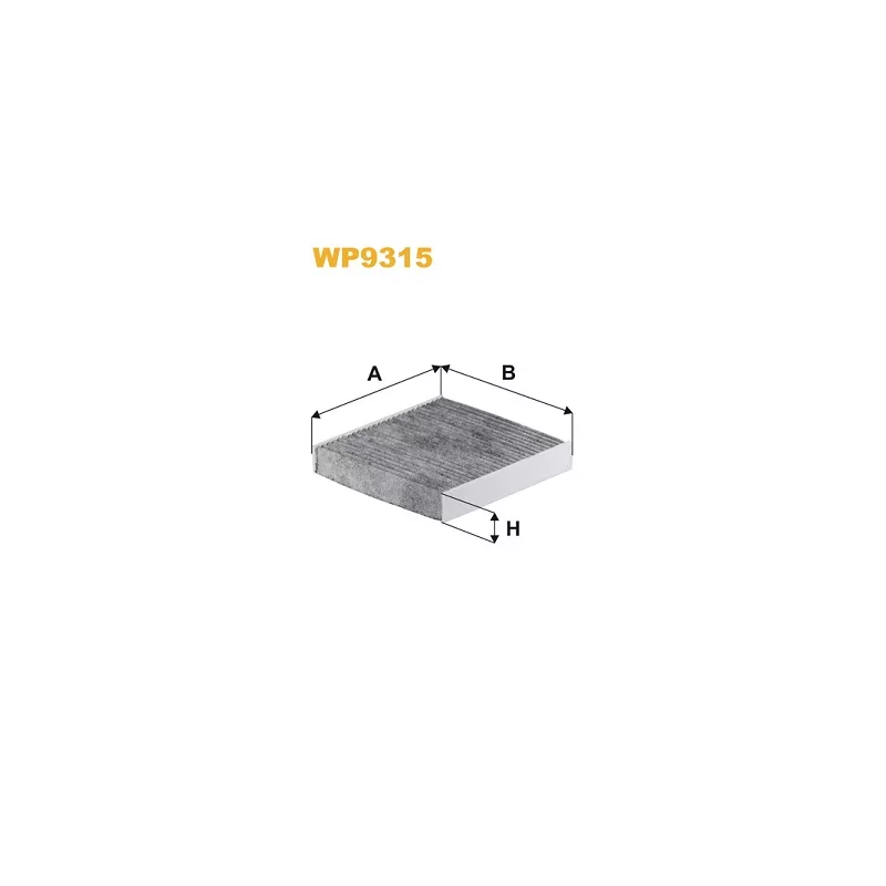 Filtre, air de l'habitacle WIX FILTERS WP9315