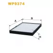 Filtre, air de l'habitacle WIX FILTERS WP9374 - Visuel 1