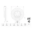 Jeu de 2 disques de frein avant BOSCH 0 986 479 974 - Visuel 2