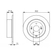 Jeu de 2 disques de frein avant BOSCH 0 986 479 C15 - Visuel 3