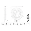 Jeu de 2 disques de frein avant BOSCH 0 986 479 C16 - Visuel 2