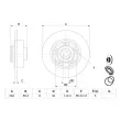 Jeu de 2 disques de frein avant BOSCH 0 986 479 C88 - Visuel 2