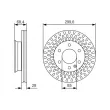 Jeu de 2 disques de frein avant BOSCH 0 986 479 R78 - Visuel 1