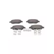 Jeu de 4 plaquettes de frein avant BOSCH 0 986 494 602 - Visuel 2