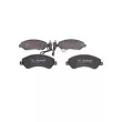 Jeu de 4 plaquettes de frein avant BOSCH 0 986 494 613 - Visuel 1