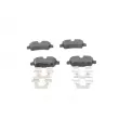 Jeu de 4 plaquettes de frein avant BOSCH 0 986 494 645 - Visuel 1