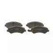 Jeu de 4 plaquettes de frein avant BOSCH 0 986 495 095 - Visuel 3