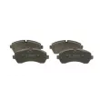 Jeu de 4 plaquettes de frein avant BOSCH 0 986 495 107 - Visuel 1