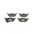 Jeu de 4 plaquettes de frein avant BOSCH 0 986 495 213 - Visuel 2