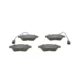 Jeu de 4 plaquettes de frein avant BOSCH 0 986 495 378 - Visuel 1