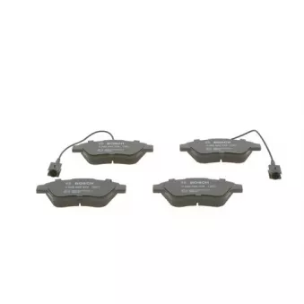Jeu de 4 plaquettes de frein avant BOSCH 0 986 495 378