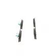 Jeu de 4 plaquettes de frein avant BOSCH 0 986 495 416 - Visuel 1