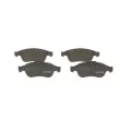Jeu de 4 plaquettes de frein avant BOSCH 0 986 495 416 - Visuel 2