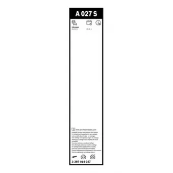 Kit balais d'essuie-glace BOSCH 3 397 014 027