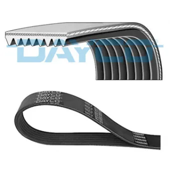 Courroie trapézoïdale à nervures DAYCO 8PK1226