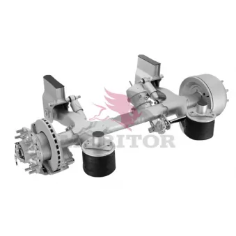 Jeu de 2 amortisseurs avant MERITOR 21212534
