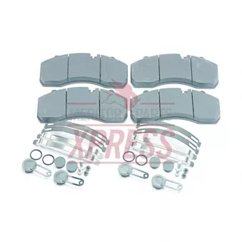 Jeu de 4 plaquettes de frein avant MERITOR MDP3143K
