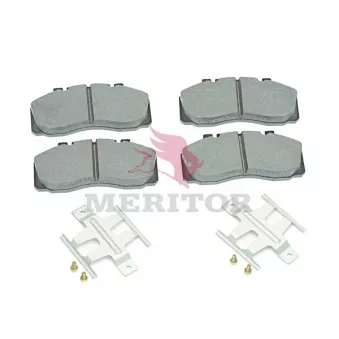 Jeu de 4 plaquettes de frein avant MERITOR MDP5040