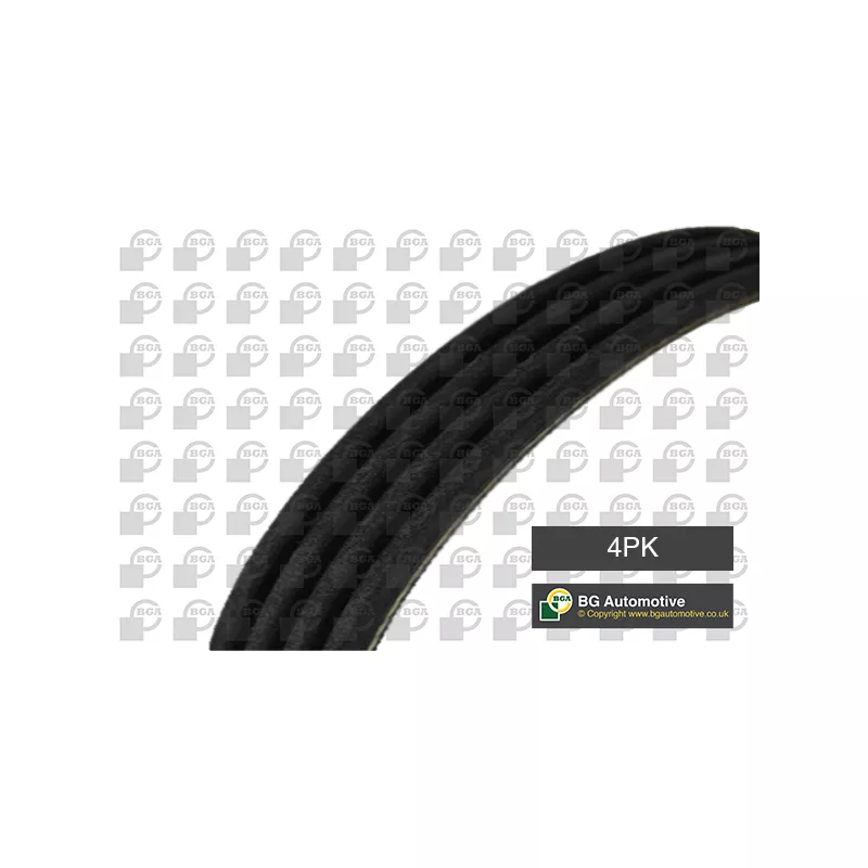 Courroie trapézoïdale à nervures BGA 4PK1322