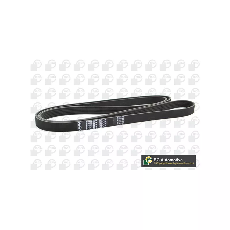 Courroie trapézoïdale à nervures BGA 6PK2490