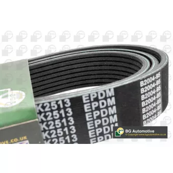 Courroie trapézoïdale à nervures BGA 8PK2513