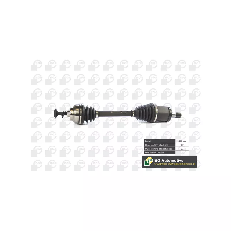 Arbre de transmission avant gauche BGA DS0903L