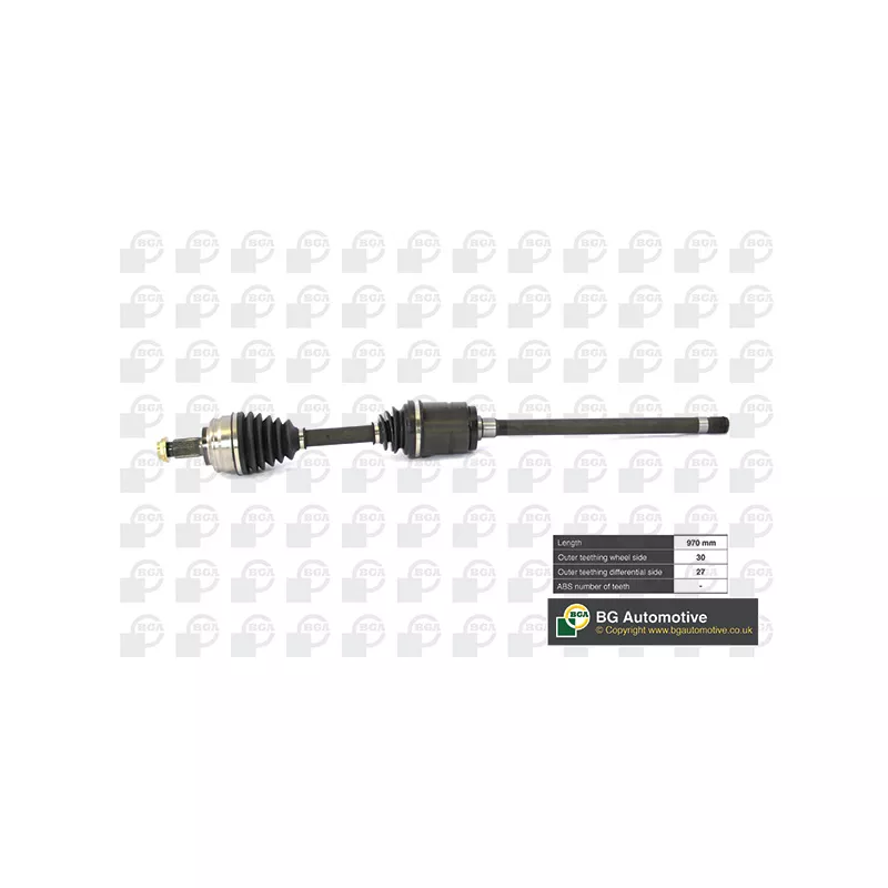 Arbre de transmission avant droit BGA DS0911RA
