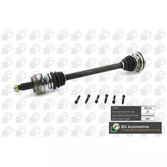 Arbre de transmission arrière gauche BGA DS0912L
