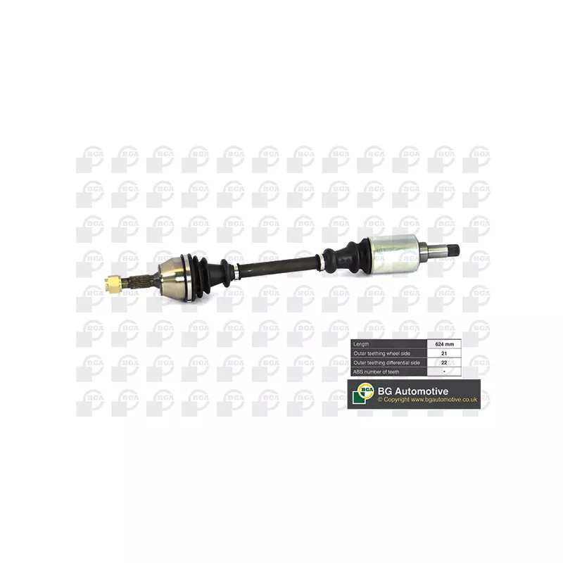 Arbre de transmission avant gauche BGA DS1400L
