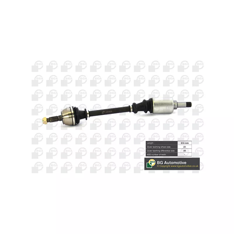Arbre de transmission avant gauche BGA DS1405L