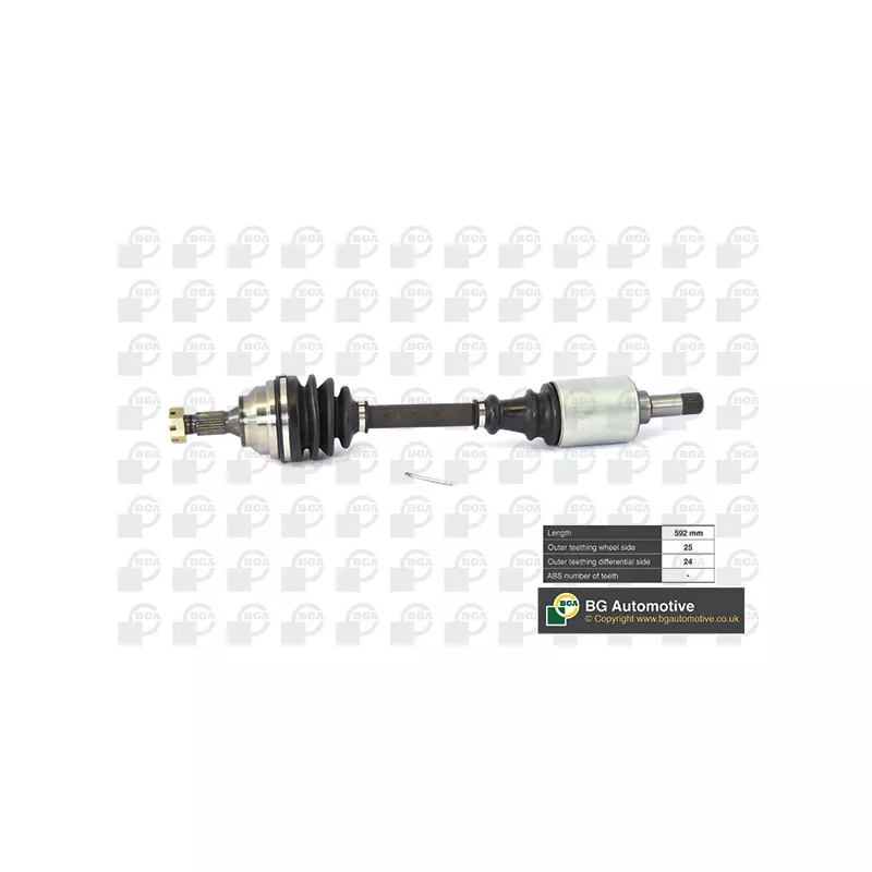 Arbre de transmission avant gauche BGA DS1410L