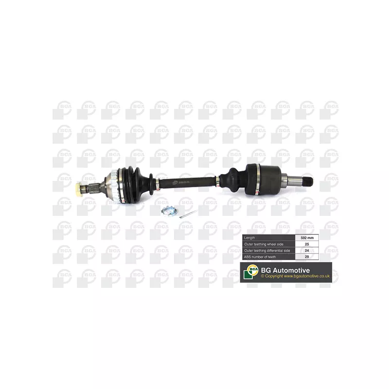 Arbre de transmission avant gauche BGA DS1414LA