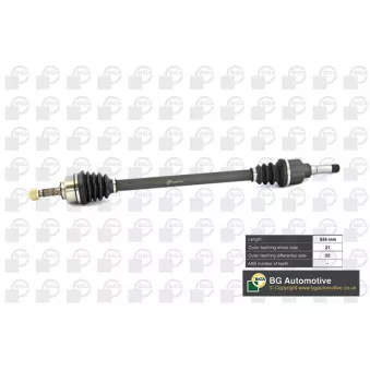 Arbre de transmission avant droit BGA DS1420R
