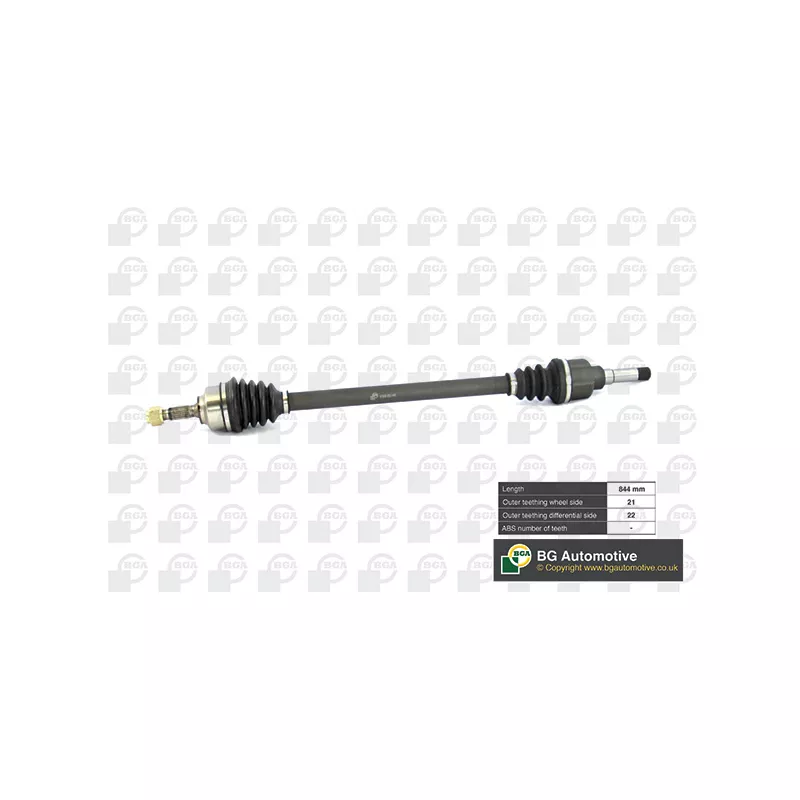 Arbre de transmission avant droit BGA DS1420R