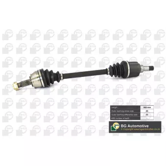 Arbre de transmission avant gauche BGA DS1428L