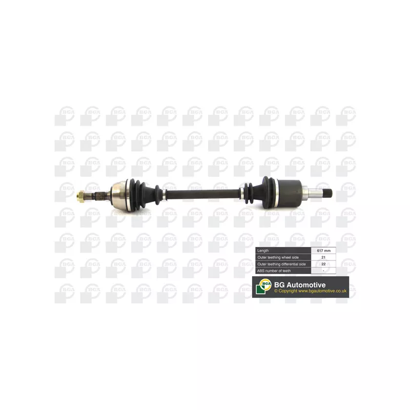 Arbre de transmission avant gauche BGA DS1432L