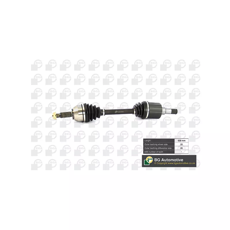 Arbre de transmission avant gauche BGA DS2300L
