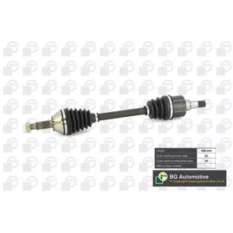 Arbre de transmission avant gauche BGA DS2301L