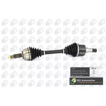 Arbre de transmission avant gauche BGA DS2303L