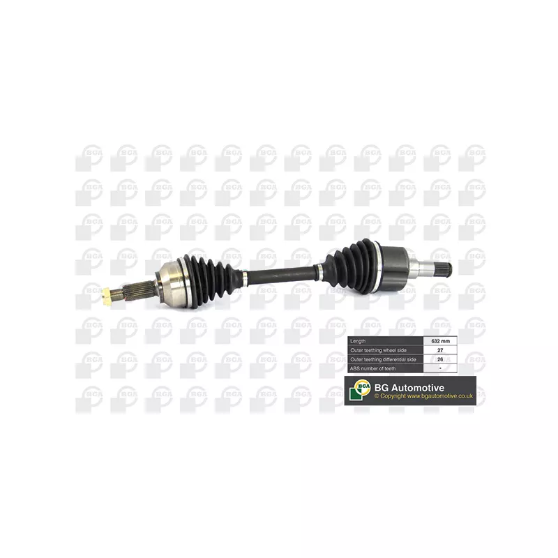 Arbre de transmission avant gauche BGA DS2303L