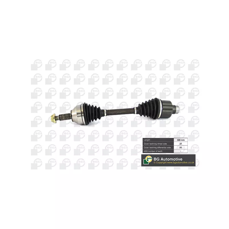Arbre de transmission avant droit BGA DS2303R