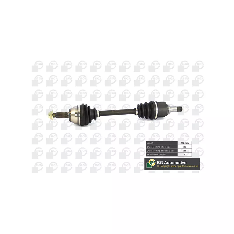 Arbre de transmission avant gauche BGA DS2314L
